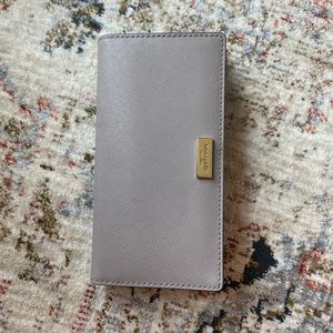 NWT Kate Spade Gray Wallet